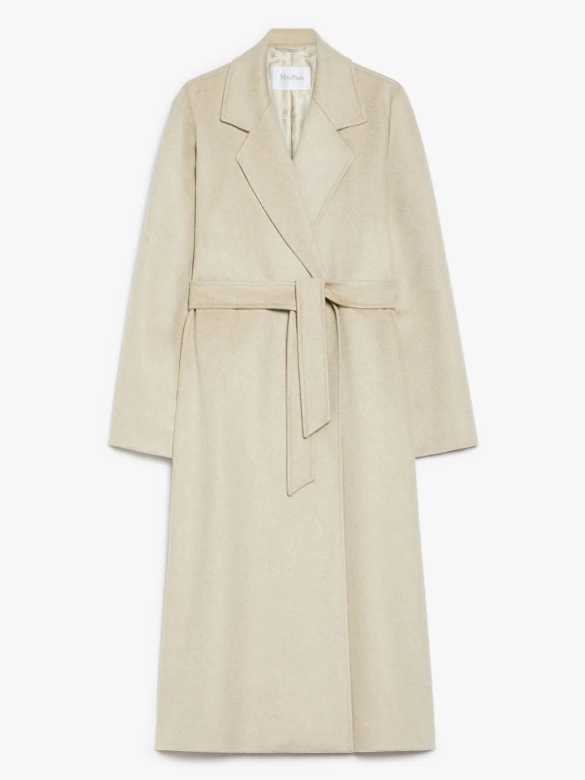 Flared cashmere coat