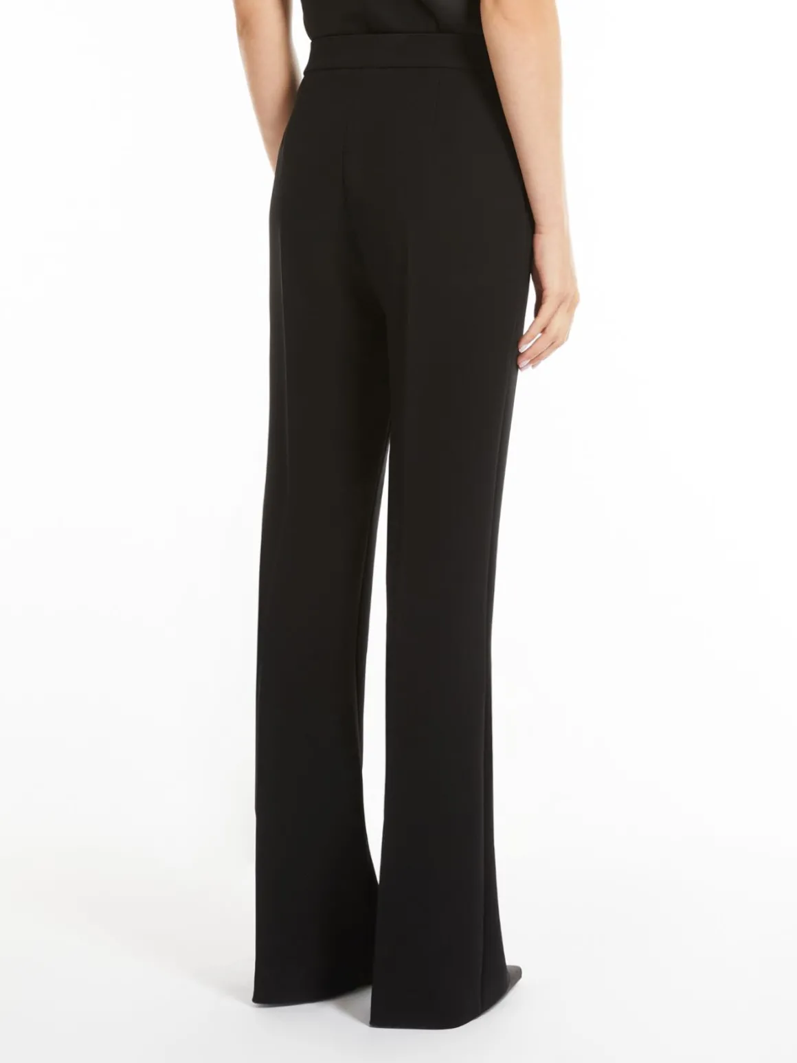 Flared sable trousers