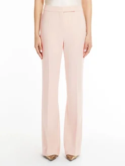 Flared sable trousers