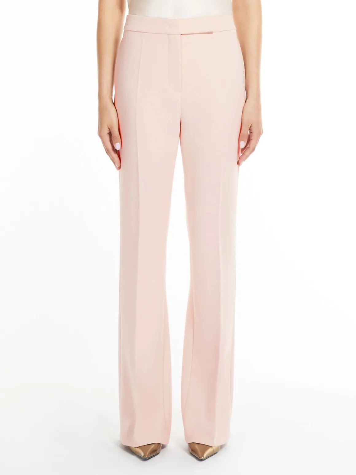 Flared sable trousers