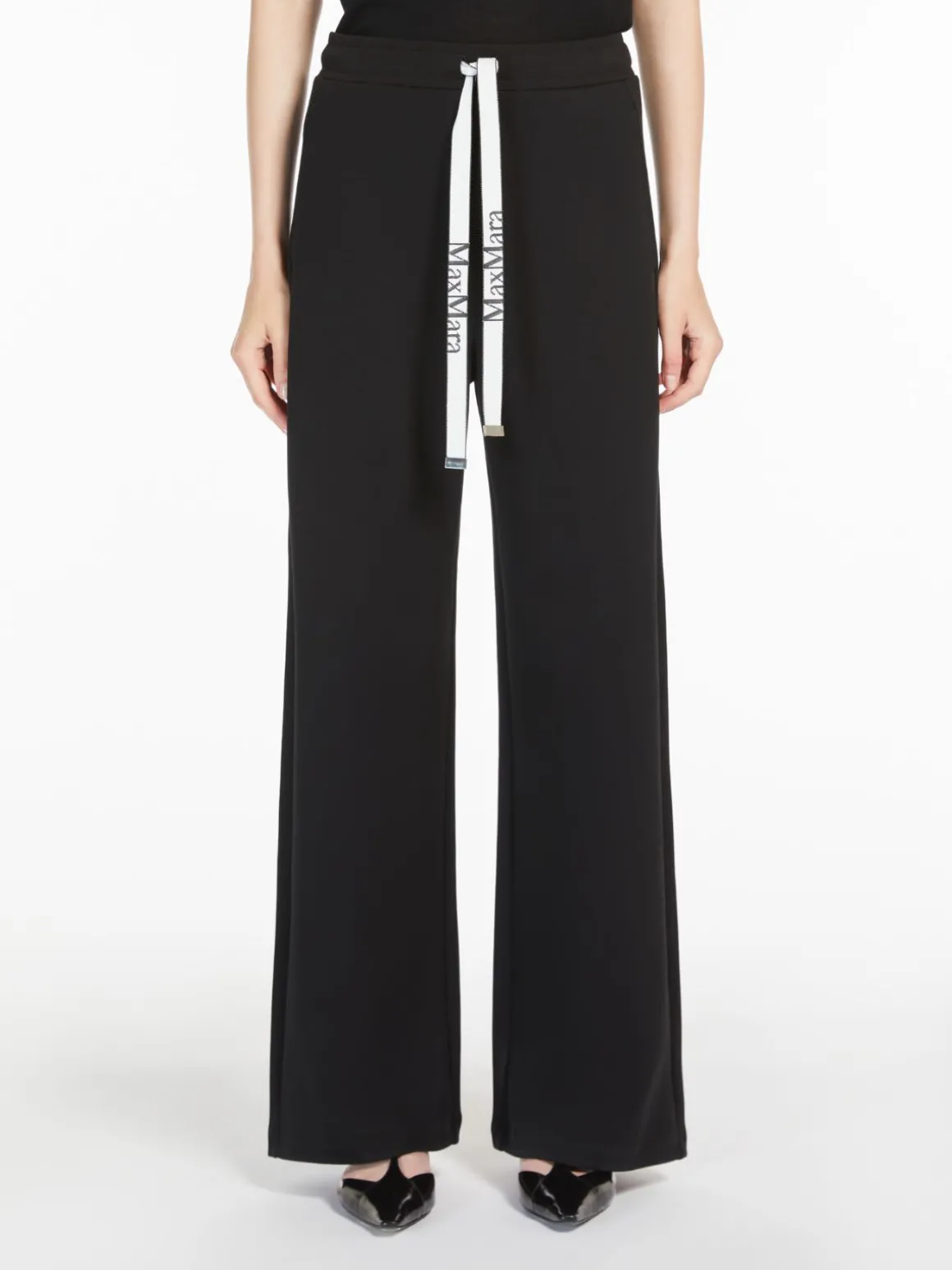 Fleece drawstring trousers