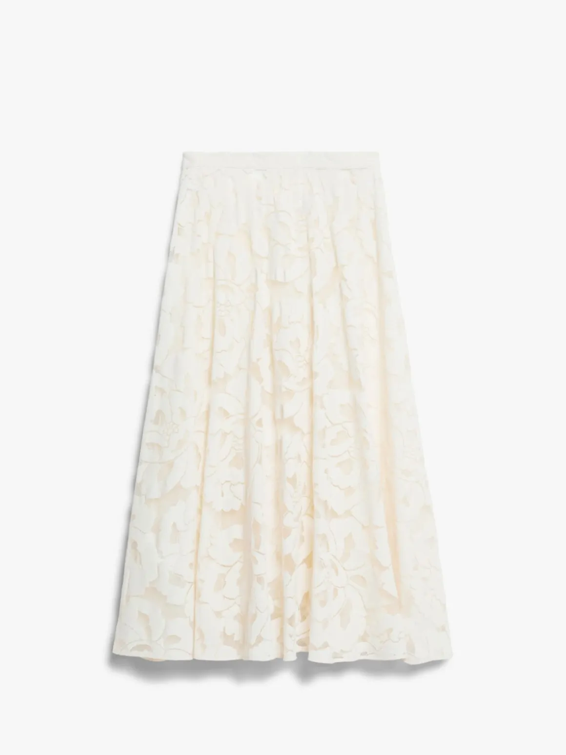 Floral lace skirt