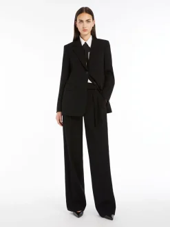Flowing cady trousers