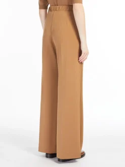 Fluid jersey trousers