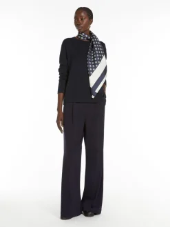 Fluid jersey trousers