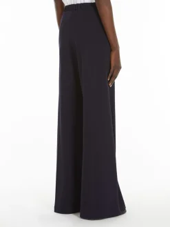 Fluid jersey trousers