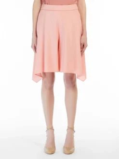 Fluid silk shorts
