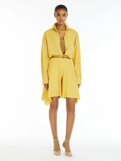 Fluid silk shorts