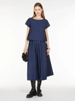 Full taffeta skirt