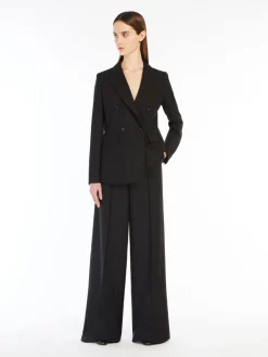 Gabardine wool blazer