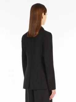 Gabardine wool blazer