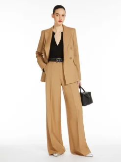 Gabardine wool blazer