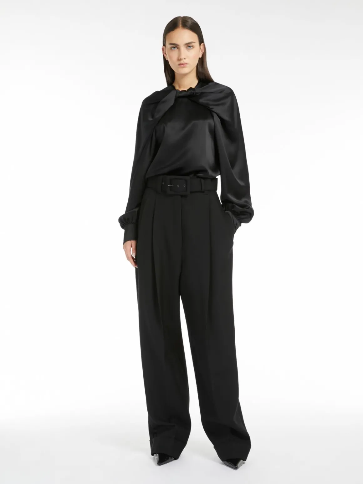 Grain de poudre wool trousers