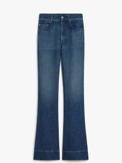 High-waisted 5-pocket trousers