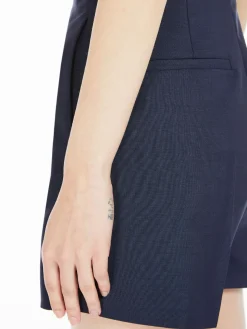 High-waisted shorts