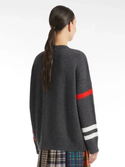 Inlaid wool sweater