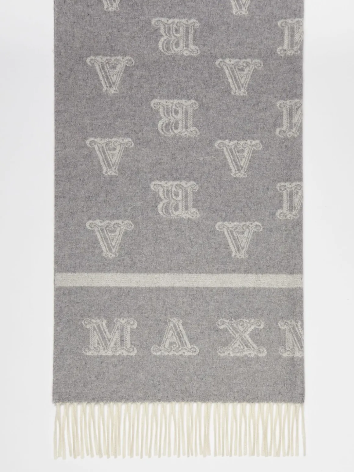 Jacquard cashmere stole