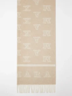 Jacquard cashmere stole
