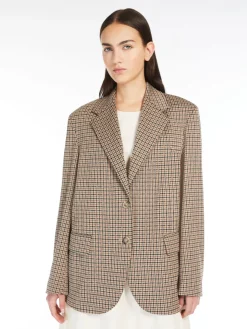 Jacquard jersey blazer