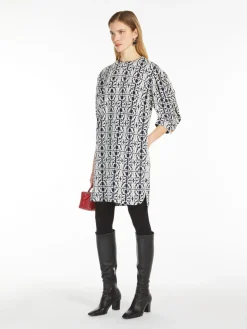 Jacquard jersey dress