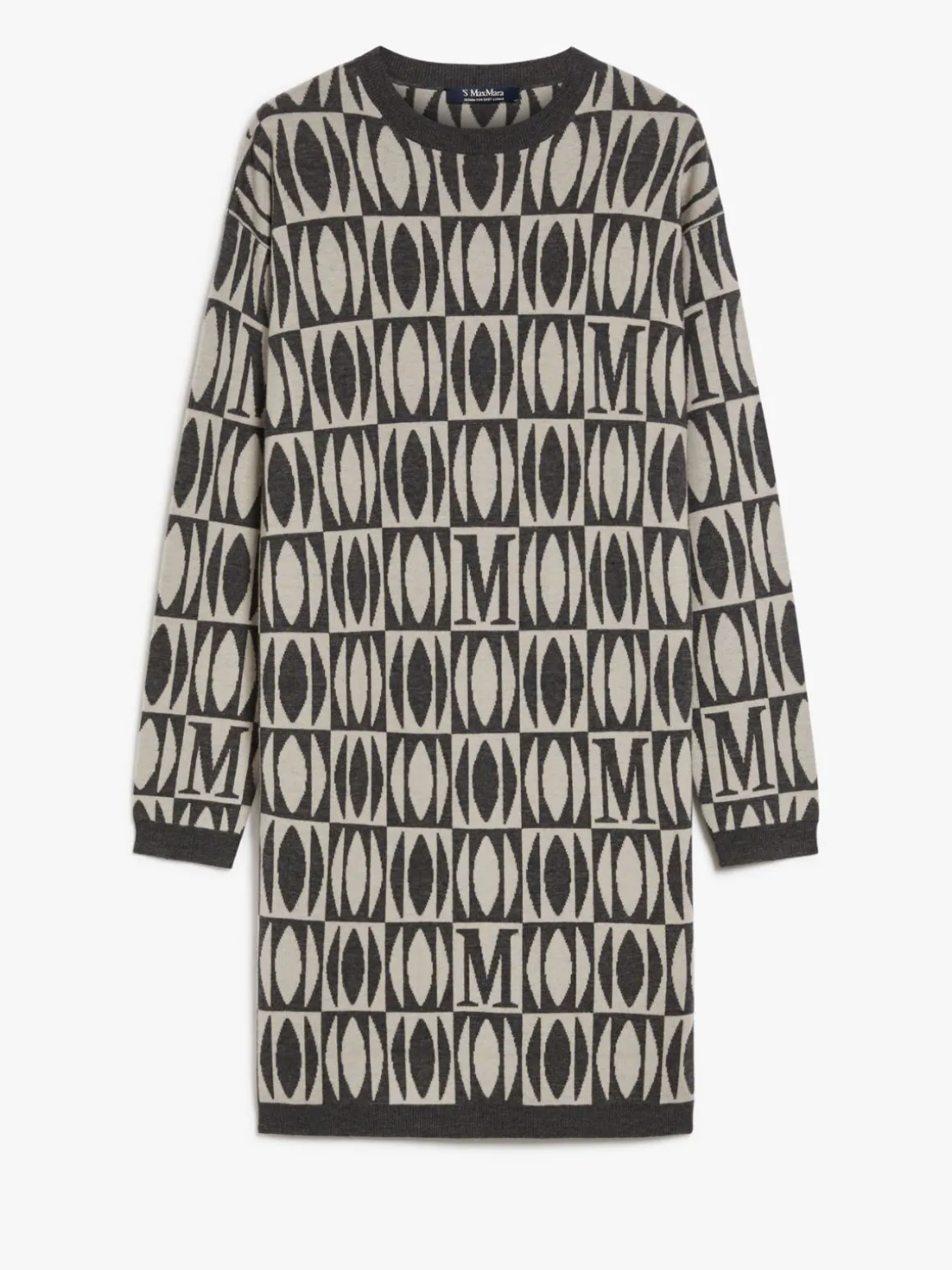 Jacquard knit dress