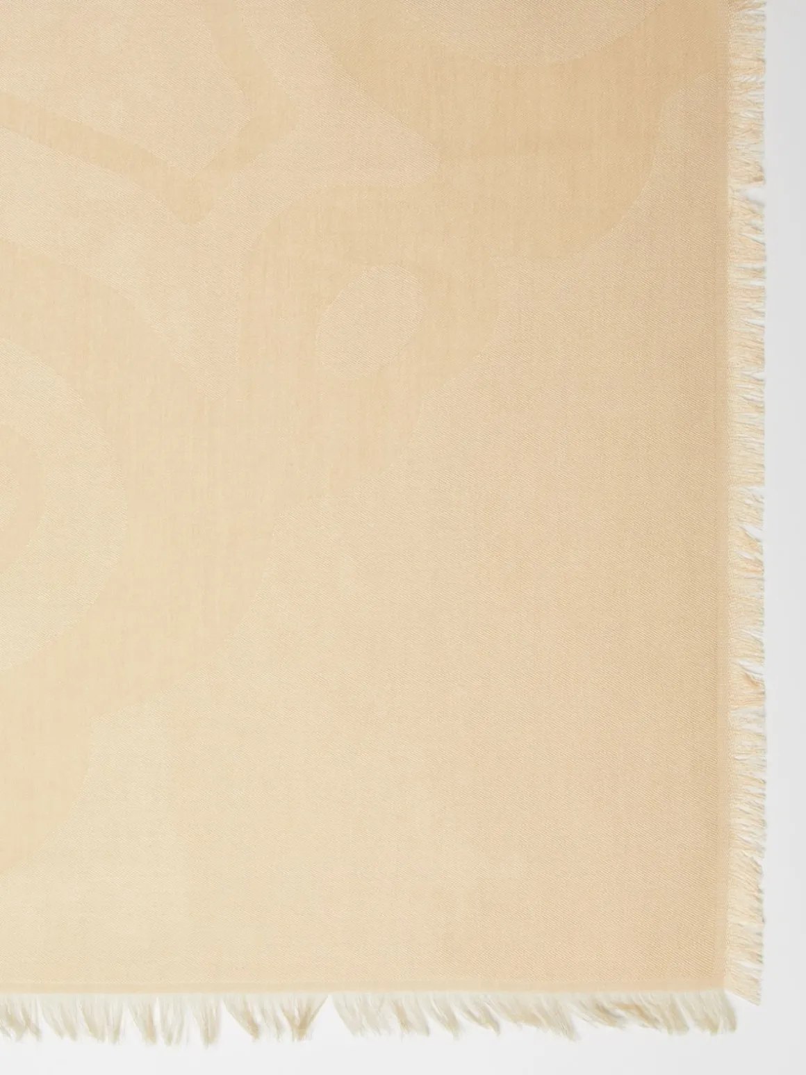 Jacquard silk and cotton stole