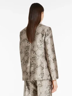 Jacquard silk jacket