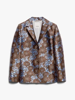 Jacquard silk jacket