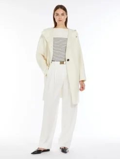 Jacquard viscose sweater