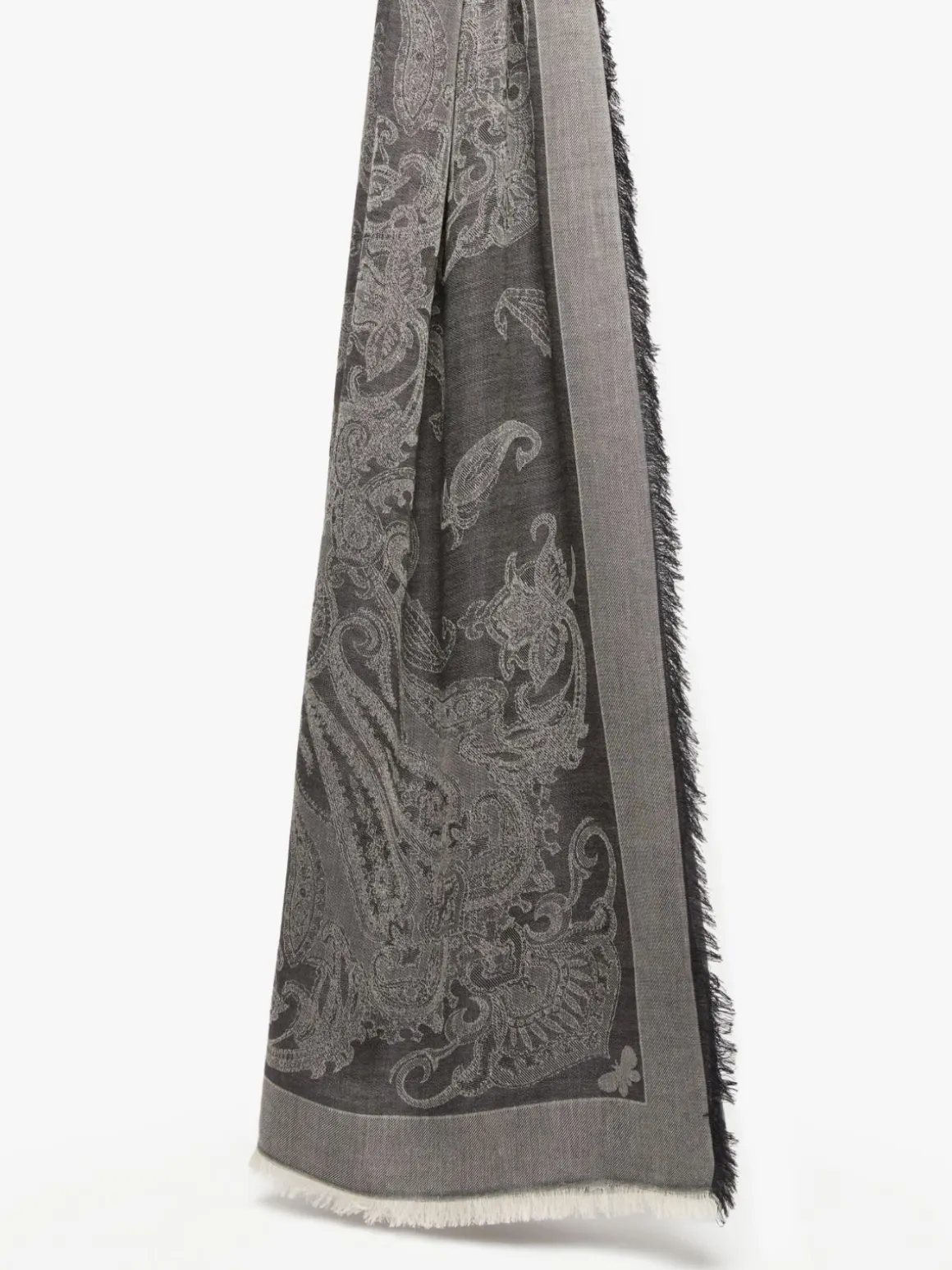 Jacquard-knit viscose and modal stole
