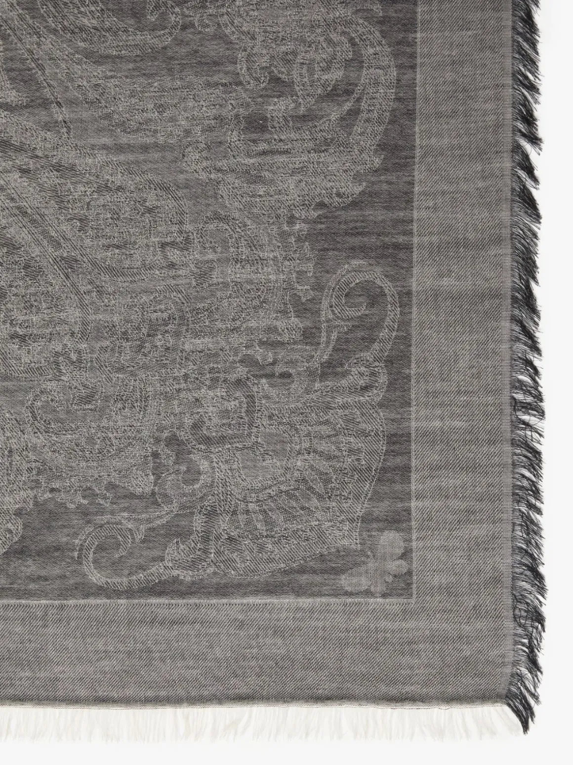 Jacquard-knit viscose and modal stole