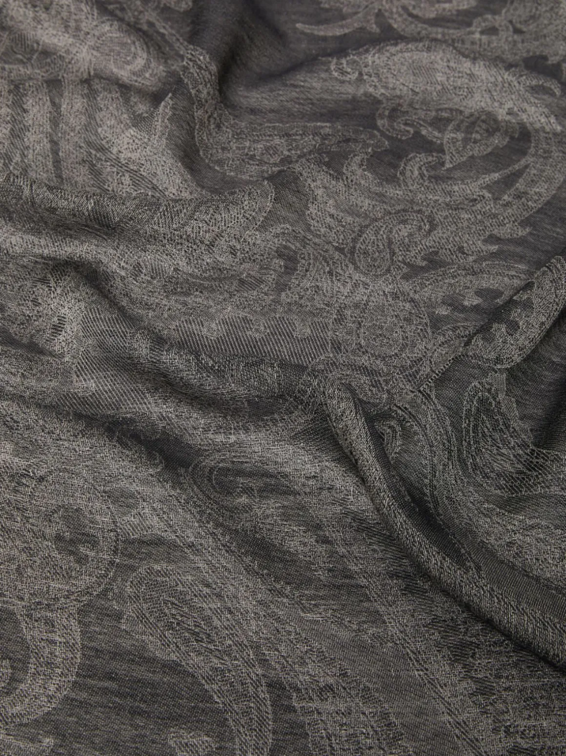 Jacquard-knit viscose and modal stole