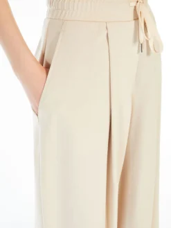 Jersey drawstring trousers