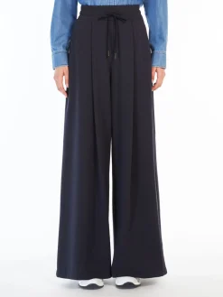 Jersey drawstring trousers