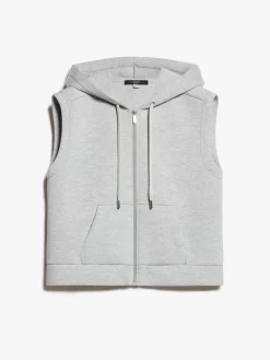 Jersey hooded gilet