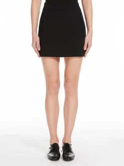 Jersey mini skirt