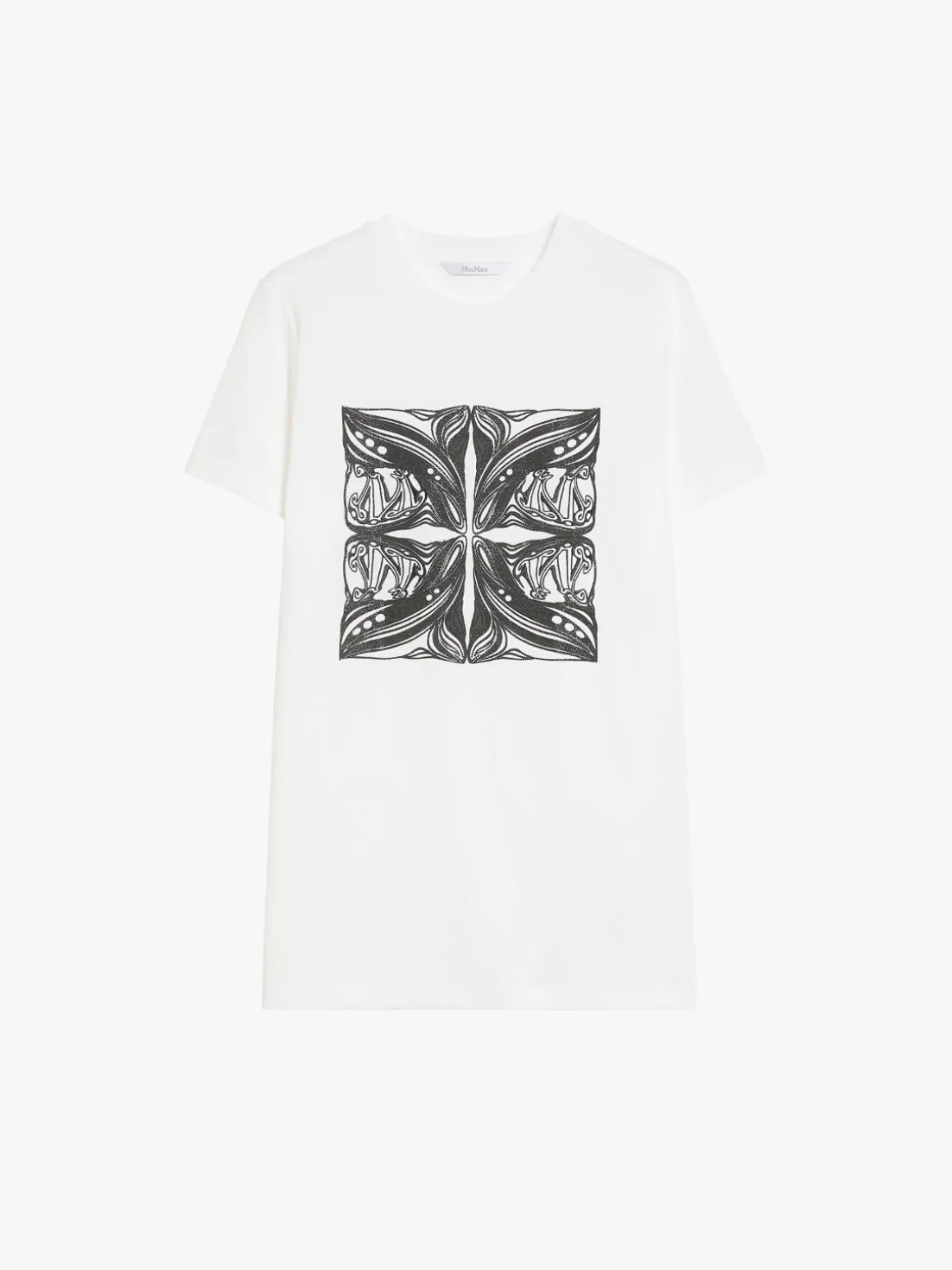 Jersey t-shirt with embroidery