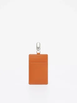 Leather badge holder