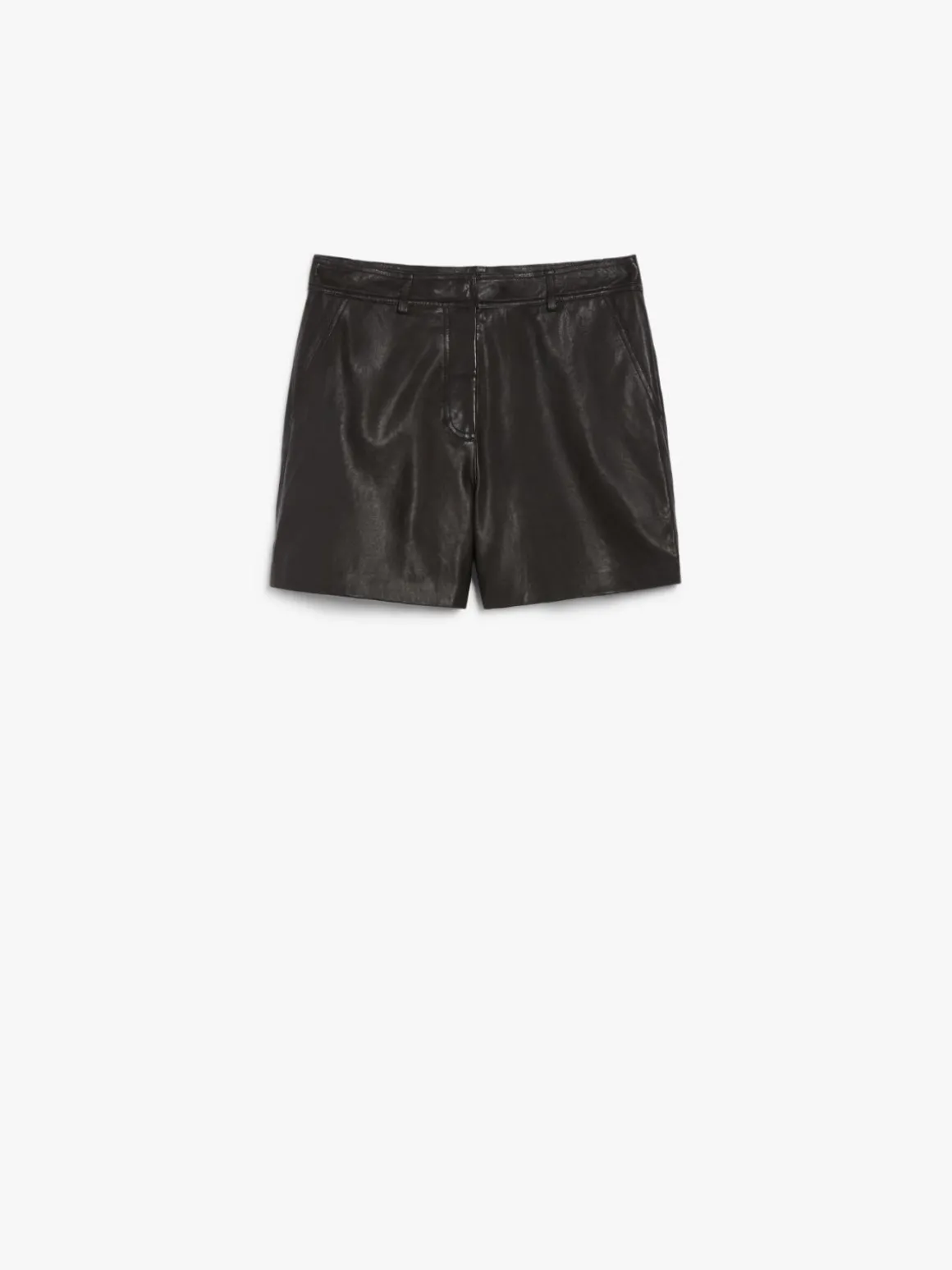 Leather shorts