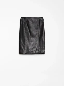 Leather skirt