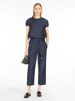 Lightweight denim top