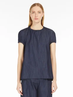 Lightweight denim top