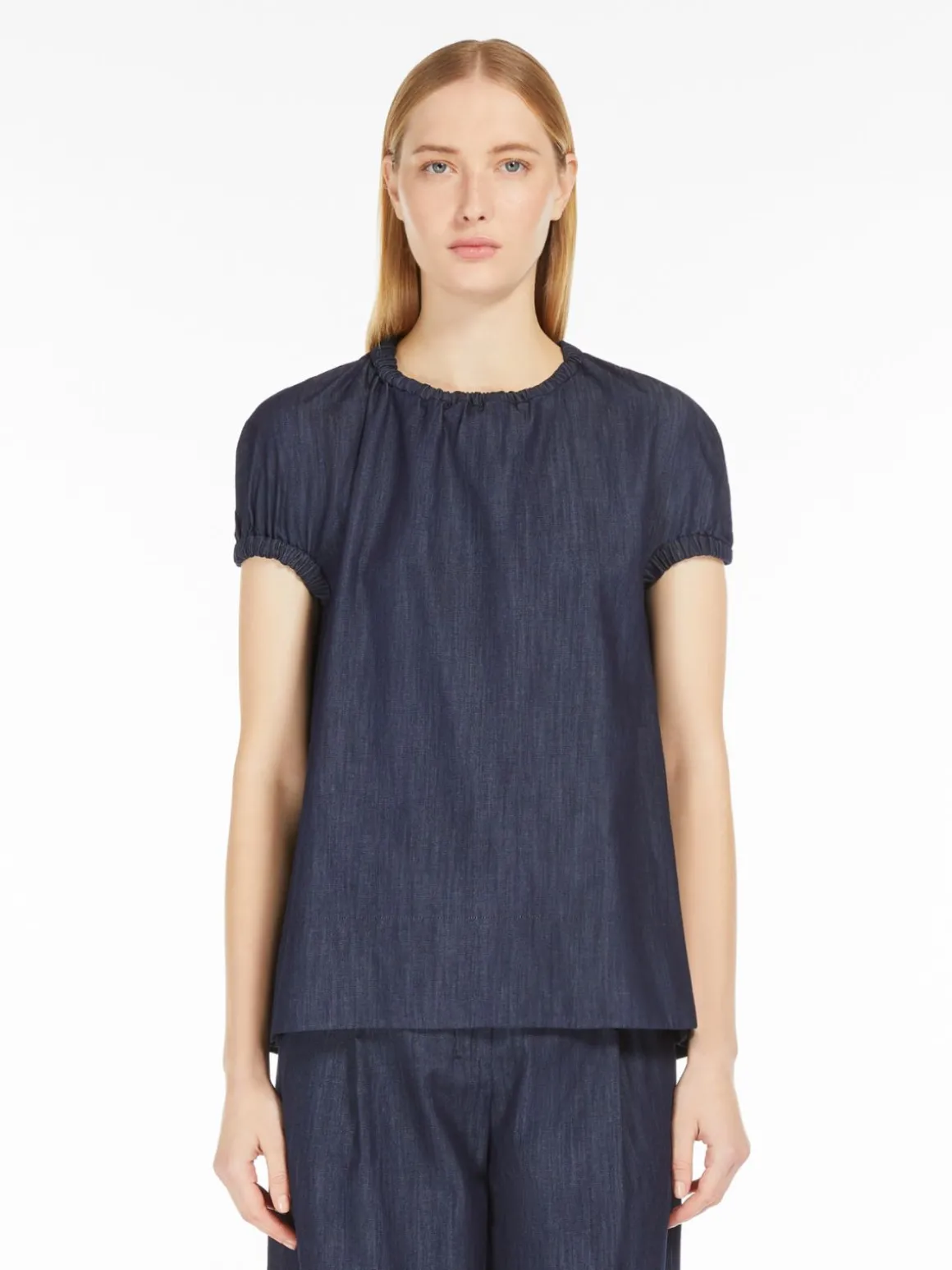 Lightweight denim top