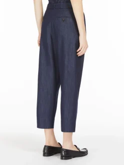 Lightweight denim trousers