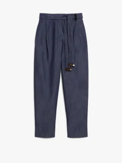 Lightweight denim trousers