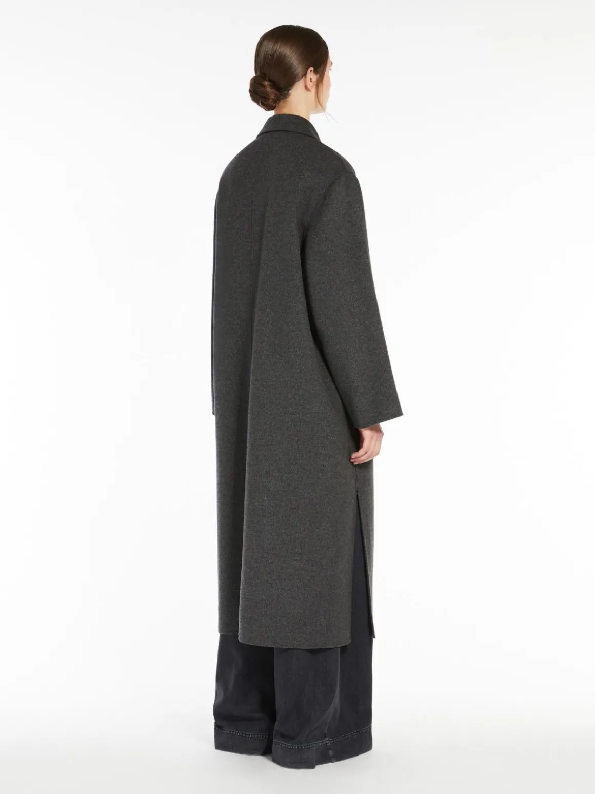 Long double-faced wool coat