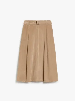 Long velvet skirt