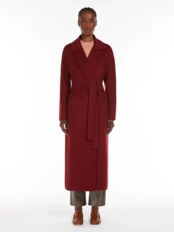 Long wool robe coat