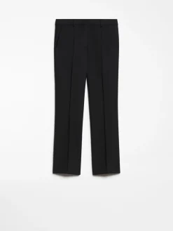 Low-rise bell-bottom trousers