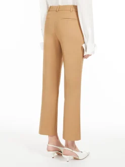 Low-rise bell-bottom trousers